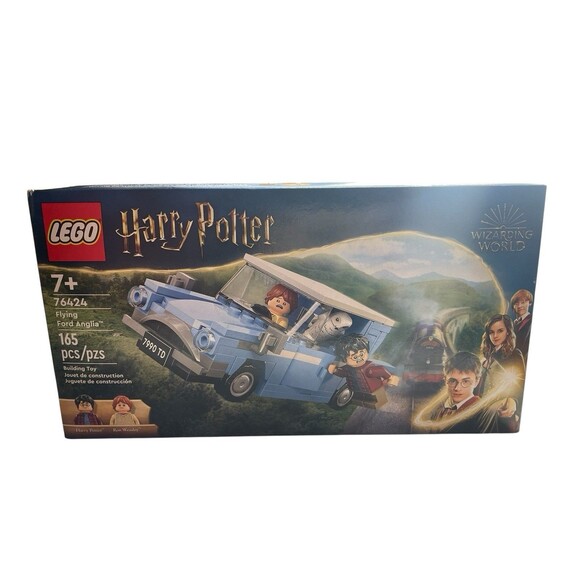 LEGO Harry Potter Flying Ford Anglia Car With 2 Minifigures + Owl & Rat NEW - Picture 3 of 7